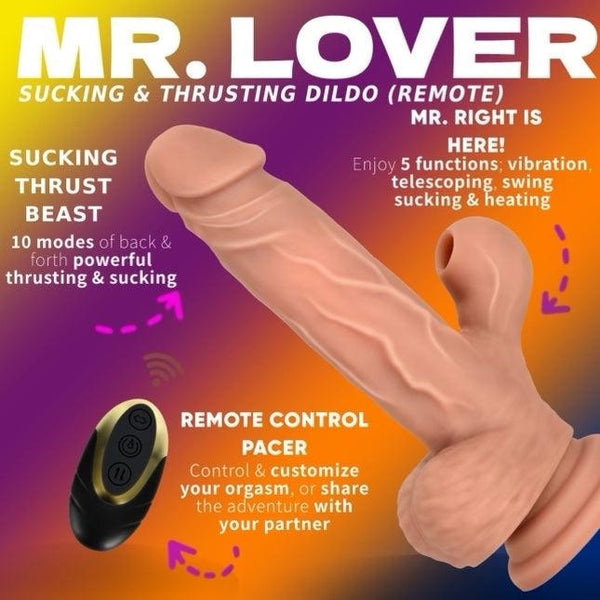 KISSMEBRO MR. LOVER SUCKING THRUSTING DILDO VIBRATOR